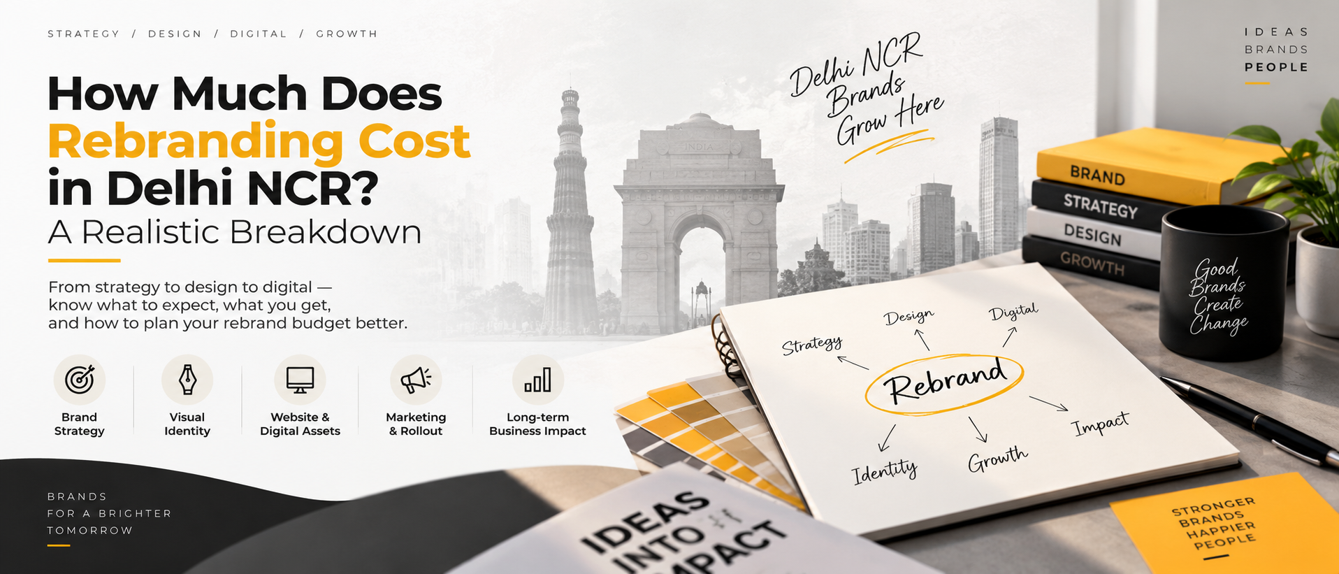 How Much Does Rebranding Cost in Delhi NCR? A Realistic Breakdown